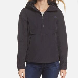 The North Face Women's Crew Run Wind Anorak Windbreaker Pullover - Black - S